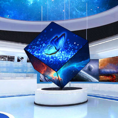 Display LED de forma especial de alta precisión / pantalla de cubo LED para centros comerciales