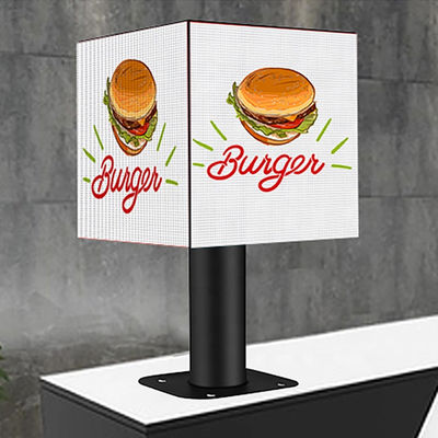 Display LED de forma especial de alta precisión / pantalla de cubo LED para centros comerciales