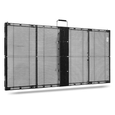 Pantalla LED transparente e impermeable HT 500*1000 Pared de vídeo transparente 3D