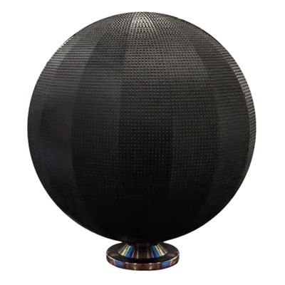 Pantalla LED esférica impermeable a todo color P3 de exterior personalizada