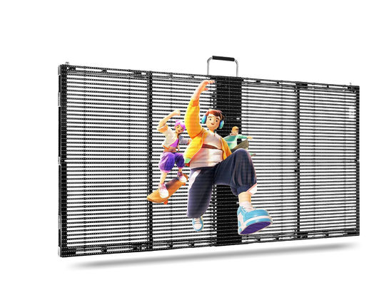 PH10-10 impermeable Ver a través de la pantalla LED de color completo pantalla de pared LED exterior