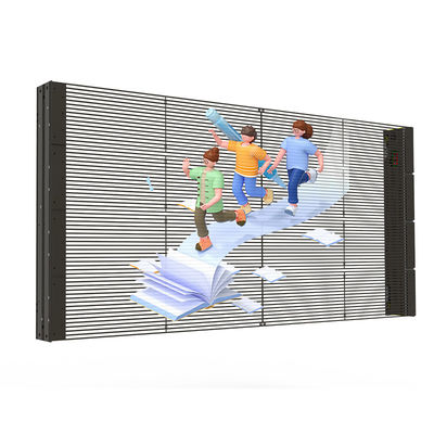 Display de pared LED transparente para interiores PH3.91-7.82 Pitch de píxeles Alta permeabilidad