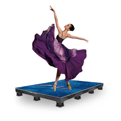 DM-R PH4.8 paneles iluminados para el piso de baile, azulejos LED interactivos a todo color