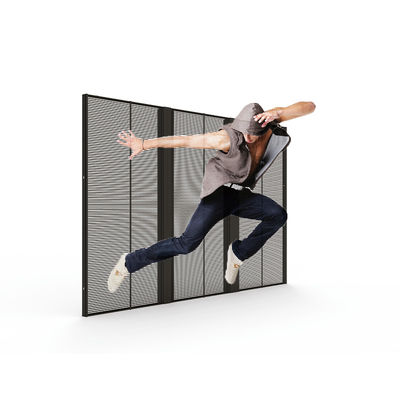 Armario de aluminio para interiores 1500*1000 PH3-7 Publicidad transparente con pantalla LED
