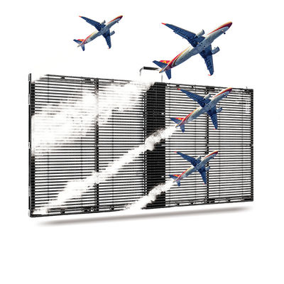 500 mm*1000 mm PH3-7 para exteriores Personalización arbitraria de pantalla transparente LED
