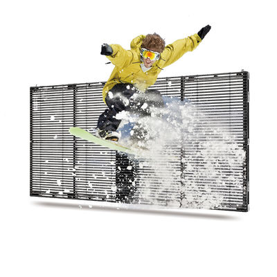 Pantalla de visualización transparente LED de alta precisión de 500*1000 mm PH15-15