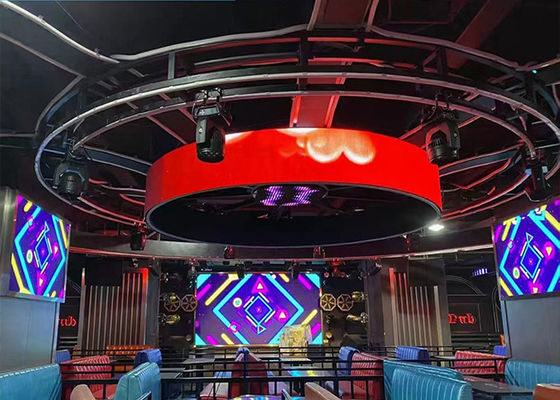 Pantalla de pantalla LED flexible para interiores y exteriores HMT-SA-P5 con buena disipación de calor