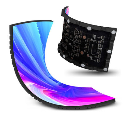 Advertising Splicing Pared de pantalla LED flexible Pared de vídeo LED curva personalizada
