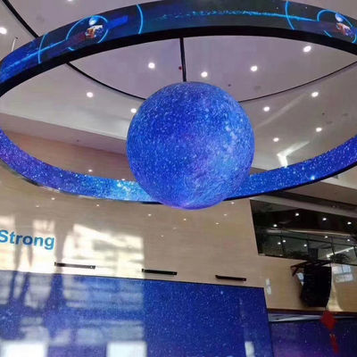 Display de pantalla LED grande y flexible Display de pared de vídeo curvado de alto brillo