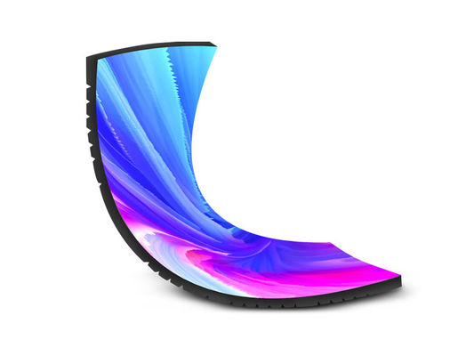 Display de pantalla LED flexible de alto brillo a todo color HMT-SR de alta escala gris