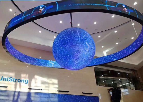 Pantalla de película transparente LED de montaje rápido personalizada con buena disipación de calor