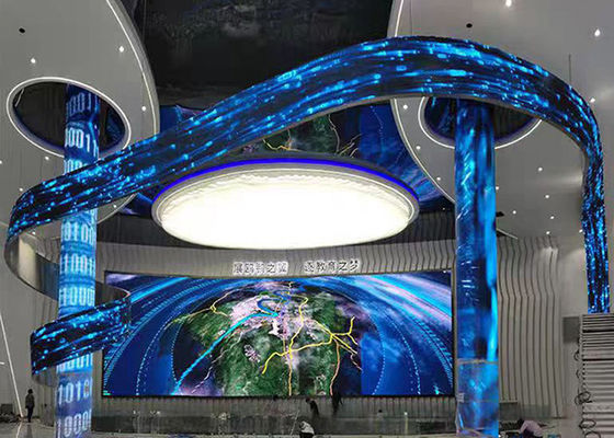 La serie SQ-R de pantalla flexible LED de alta resolución y brillo es perfecta para exhibición interior y exterior