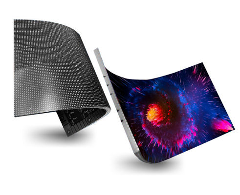 Display de vídeo LED flexible a todo color para uso comercial HMT-SA-P4