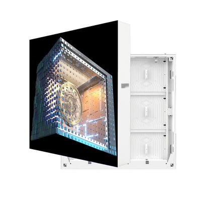 Cabinet de aluminio exterior de pantalla 3D sin gafas de alta definición personalizado 480mm*320mm