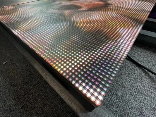 CE Interactivo LED paneles de piso, iluminación de baloncesto azulejos LED 500mm * 500mm