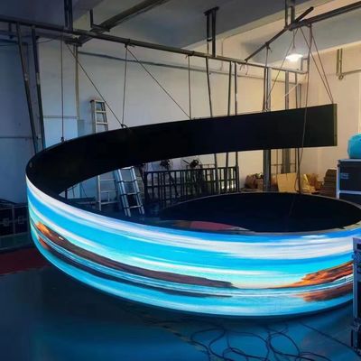 HMT-SA-P2.5 Pantalla de pantalla LED de escenario de color completo Pantalla LED exterior curva