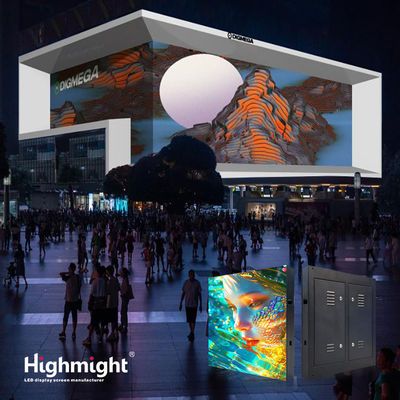 Pantalla de pantalla LED 3D al aire libre personalizada 320mmx160mm