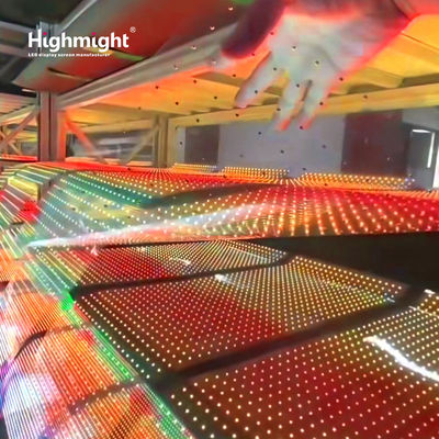 Pantalla de película de cristal de LED de alta transparencia Diseño ultra delgado Pantalla transparente sin límites
