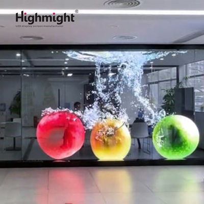 JL-8 pantalla de película de cristal LED a todo color fácil de instalar diseño duradero