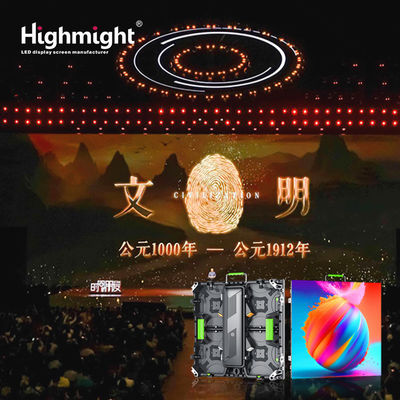 Display a todo color para uso en interiores y exteriores, instalación y desmontaje rápidos de pantallas LED de alquiler