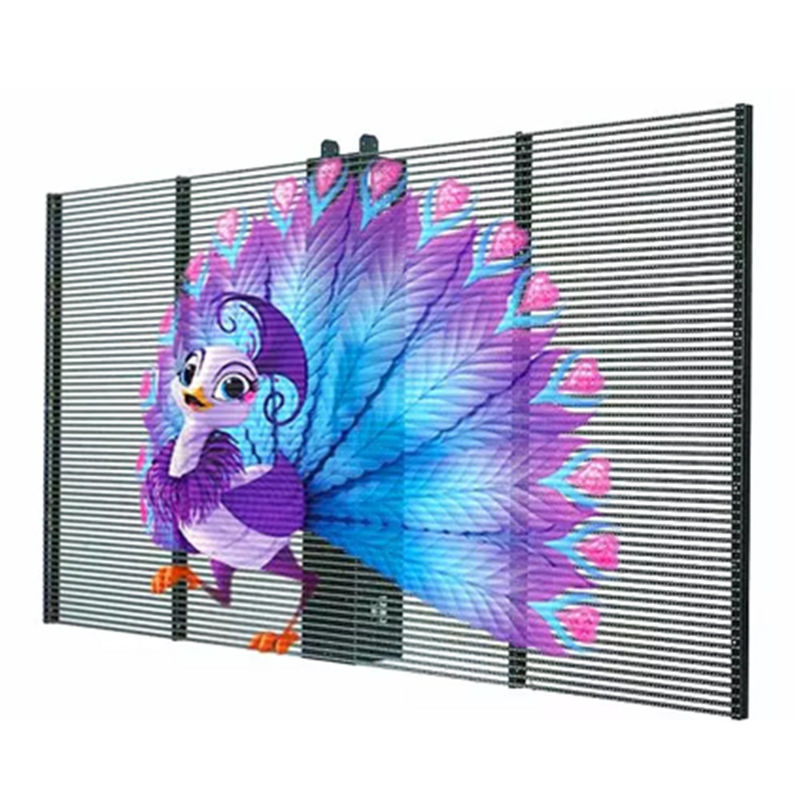500*1000 TRA-M pantalla LED interior transparente fácil de instalar en el centro comercial