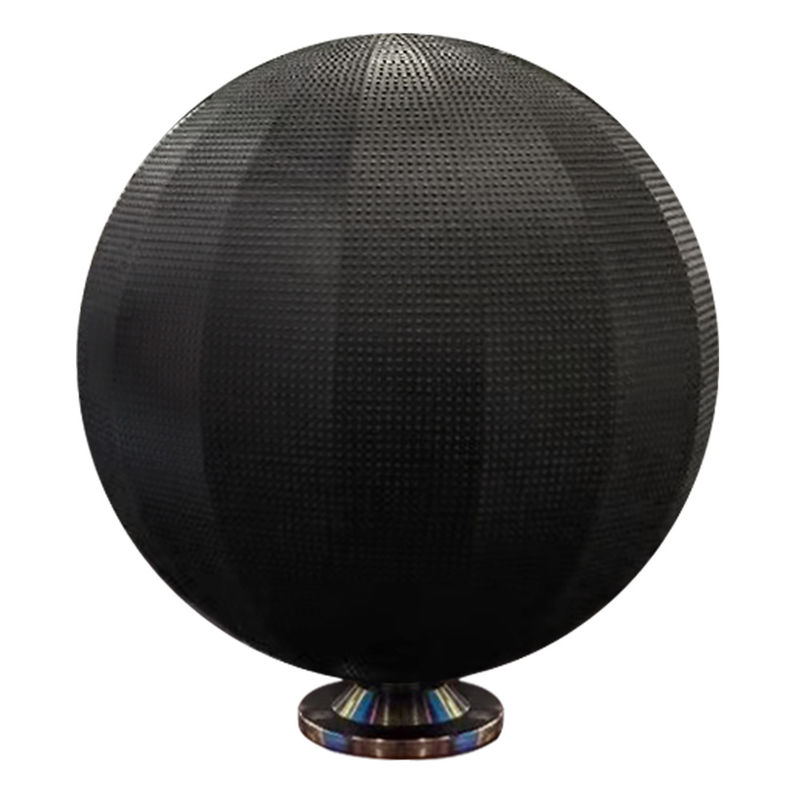 Pantalla LED esférica impermeable a todo color P3 de exterior personalizada