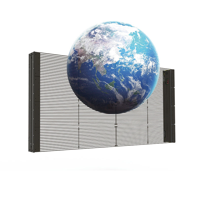 Display de pared LED transparente para interiores PH3.91-7.82 Pitch de píxeles Alta permeabilidad