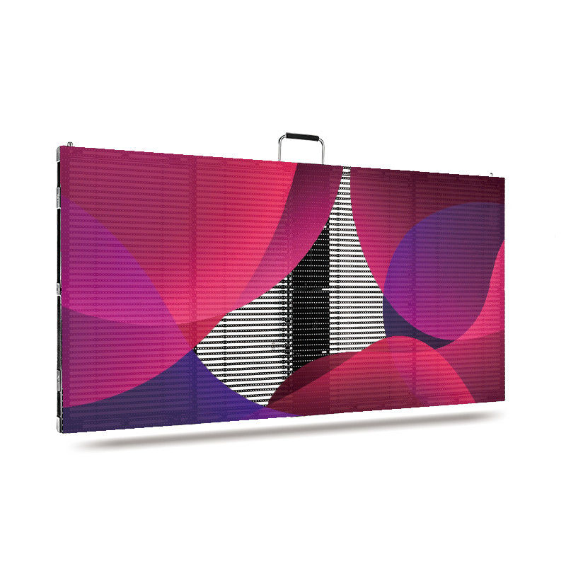 Pantalla LED transparente sin costuras de color exterior con ángulo de visión amplio