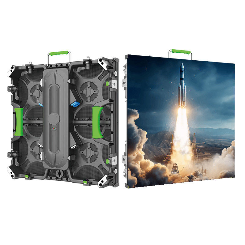 Pantalla LED de alquiler de 500 mm*1000 mm RS-A 4.8 impermeable y de alto brillo