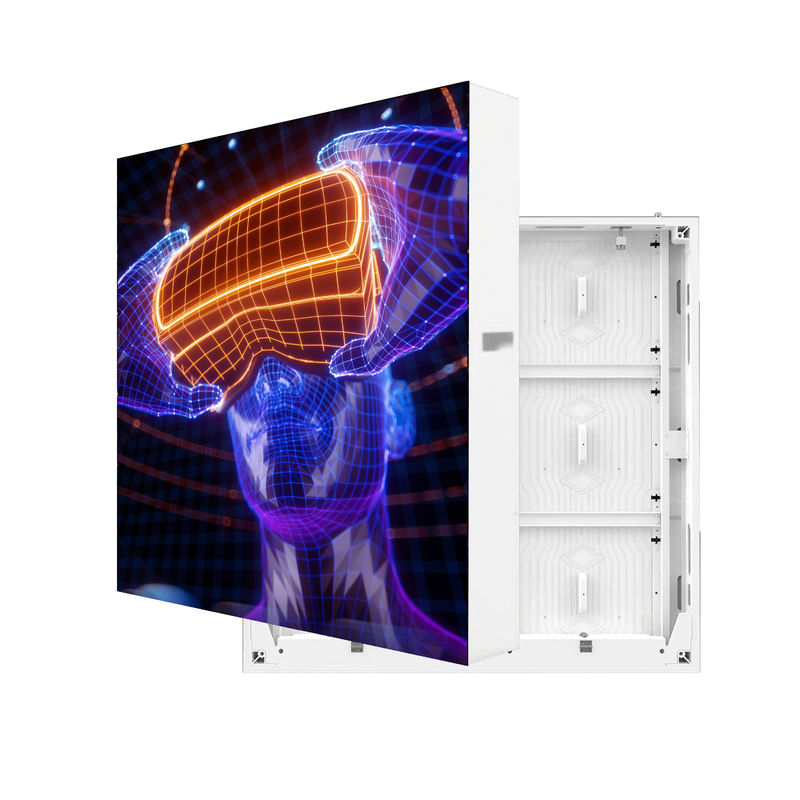 Cabinet de aluminio de pantalla 3D LED exterior personalizada de 480 mm * 320 mm de alta definición sin gafas